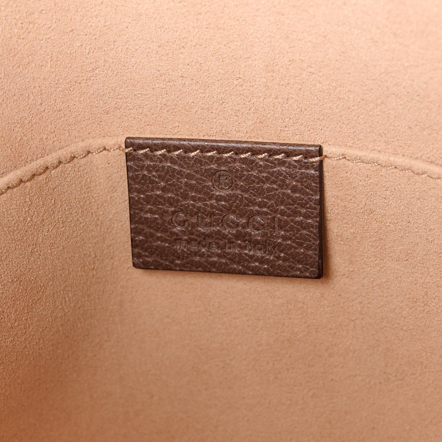Gucci GG Supreme Monogram Web Ophidia Pouch Brown 6 of 10