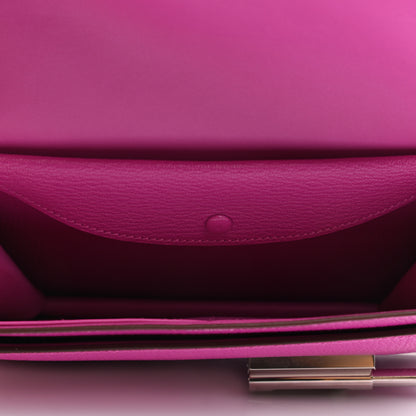 Hermes Chevre Mysore Verrou Clutch Magnolia 7 of 11