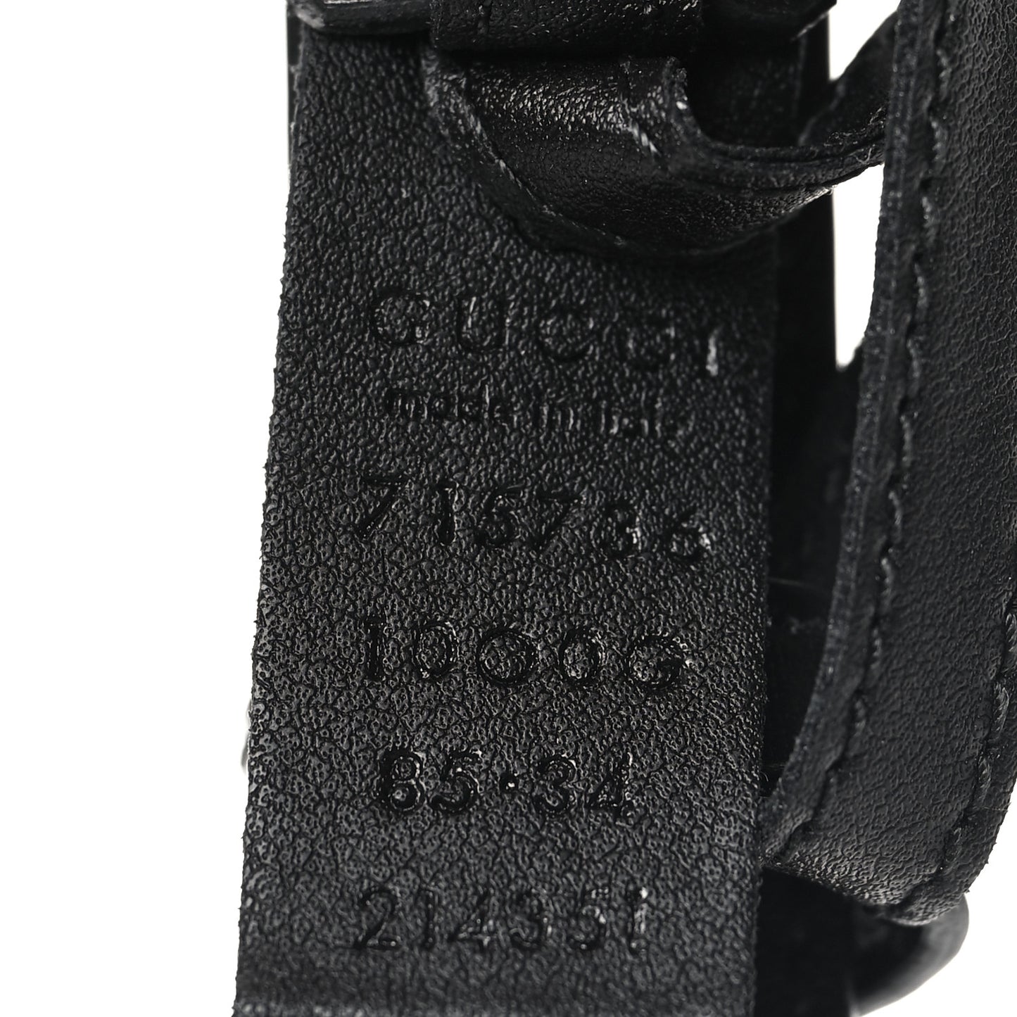 Calfskin Slim Studded Belt 85 34 Black