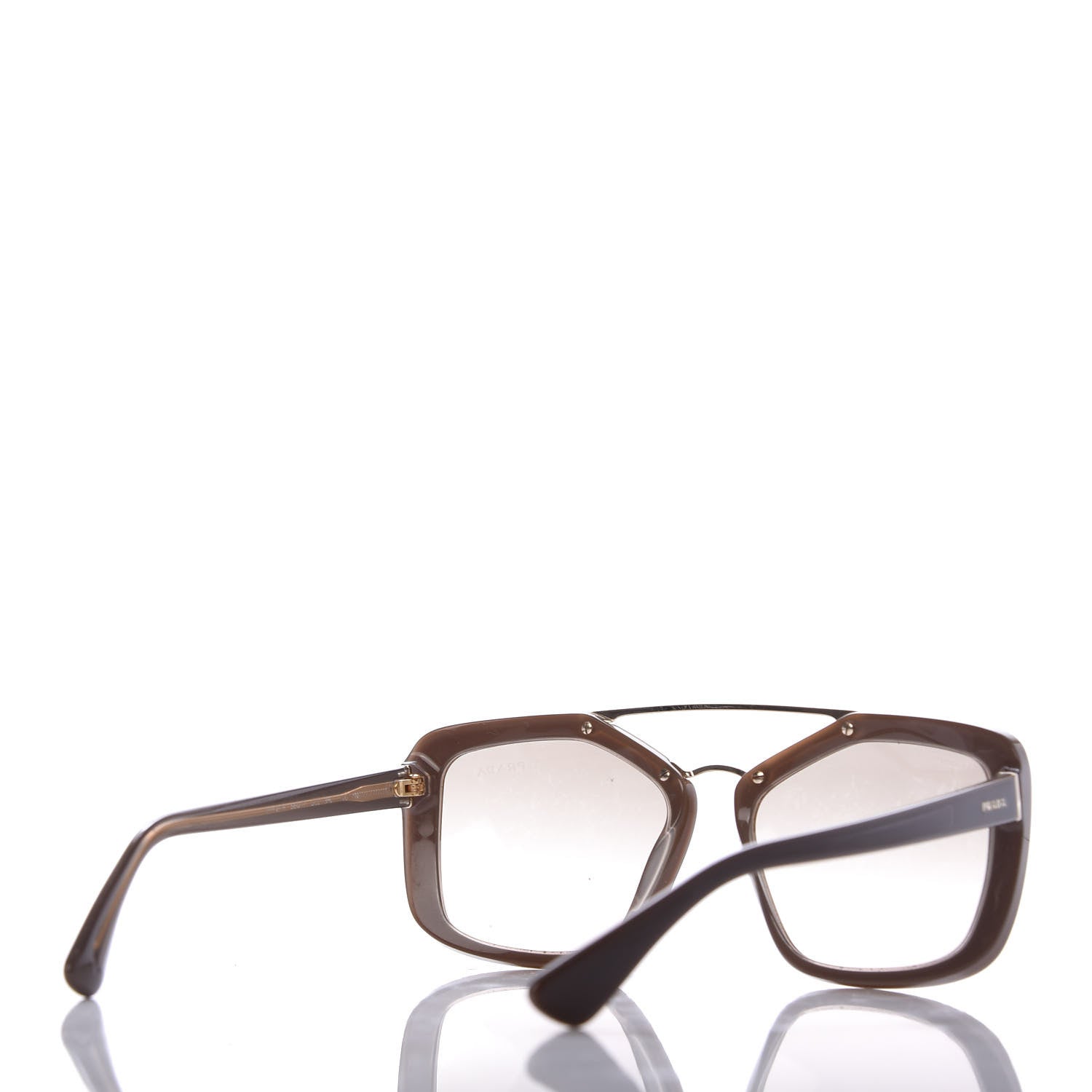 Prada Acetate SPR 248 Sunglasses Brown 4 of 8