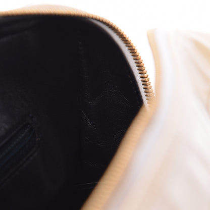 Chanel Patent Jersey Quilted Bowler Navy Blue 7 of 18