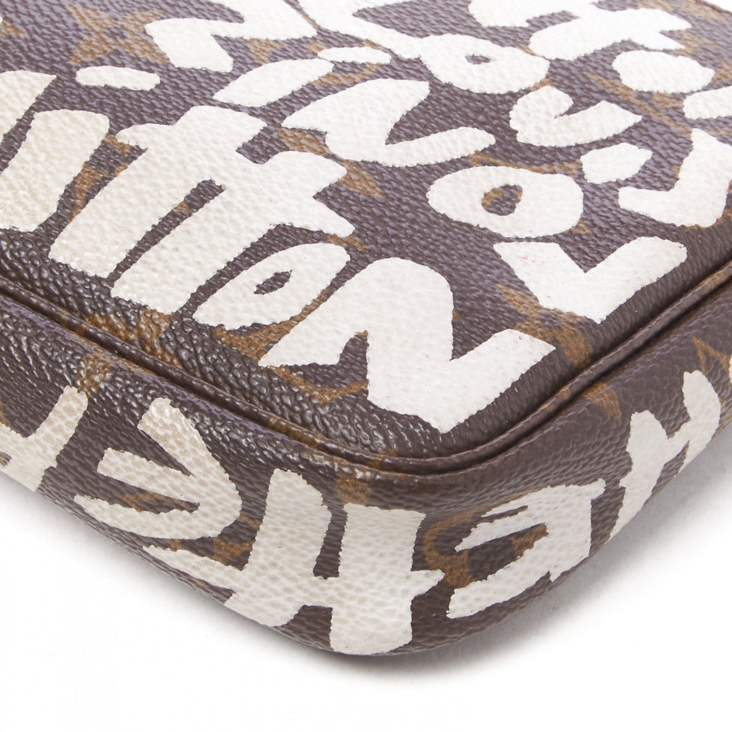 Monogram Graffiti Pochette Accessories Silver