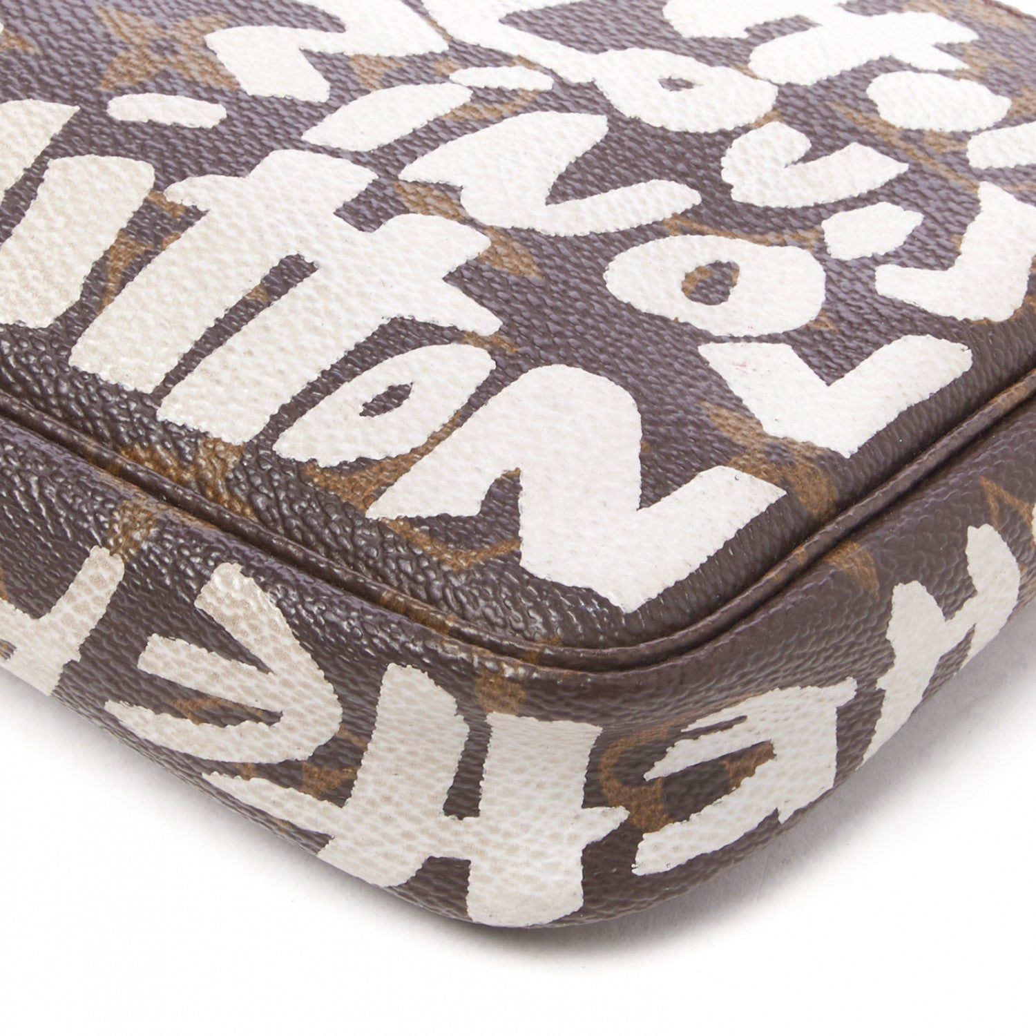Louis Vuitton Monogram Graffiti Pochette Accessories Silver 5 of 8