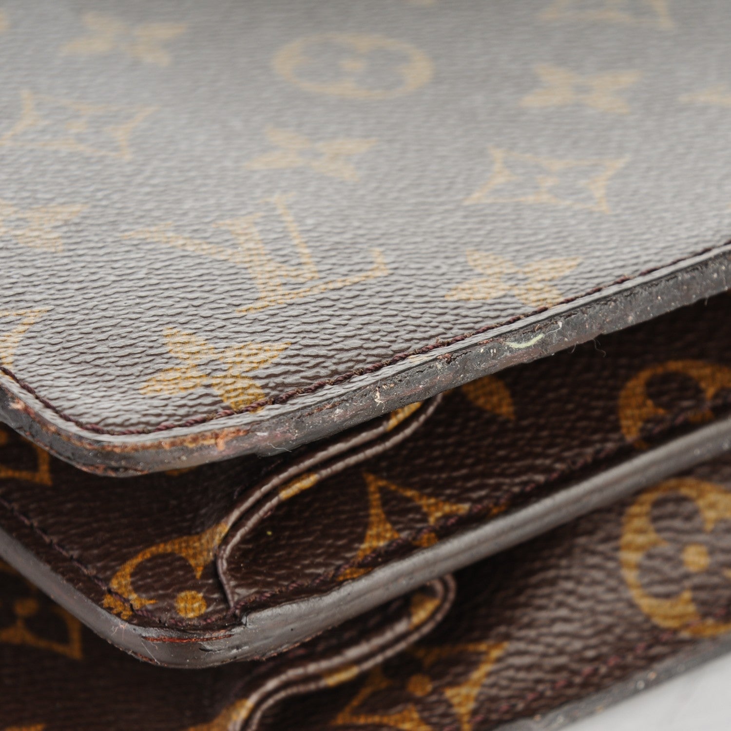 Louis Vuitton Monogram Serviette Fermoir Briefcase 9 of 9