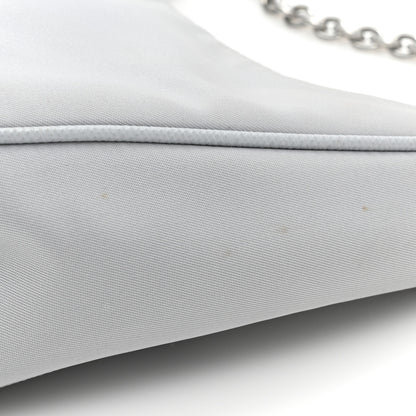 Prada Re-Nylon Saffiano Re-Edition 2005 Shoulder Bag Fiordaliso 10 of 11