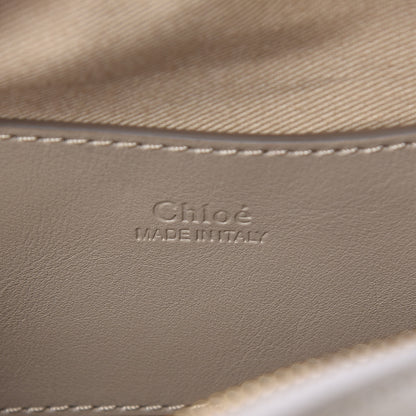 Chloe Smooth Calfskin Little Horses Embroidered Signature Belt Bag Pastel Grey 8 of 9