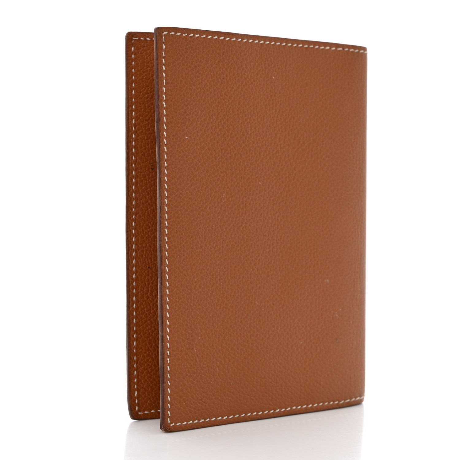 Hermes Evercolor MC2 Magellan Passport Holder Gold 3 of 11