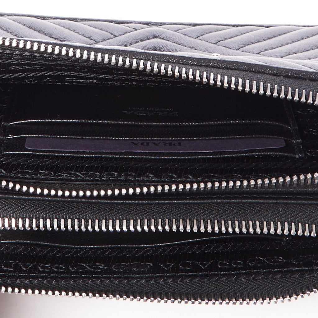 Nappa Impunture Clutch Black