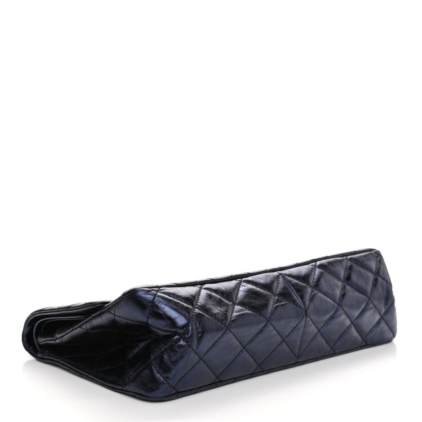Aged Calfskin Quilted 2.55 Reissue 228 Flap Blue