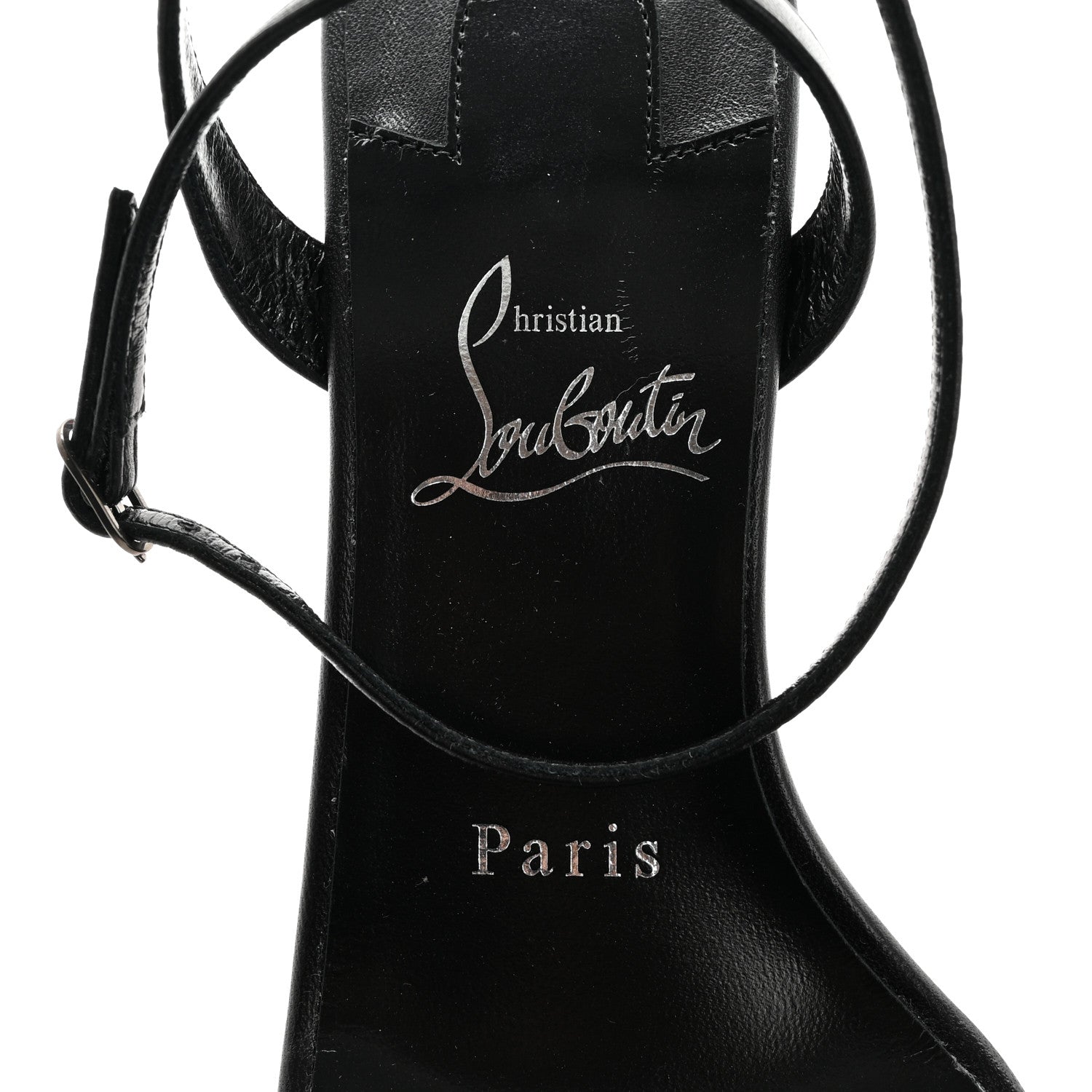 Christian Louboutin Nappa Loubigirl 85 Sandals 37 Black 6 of 8