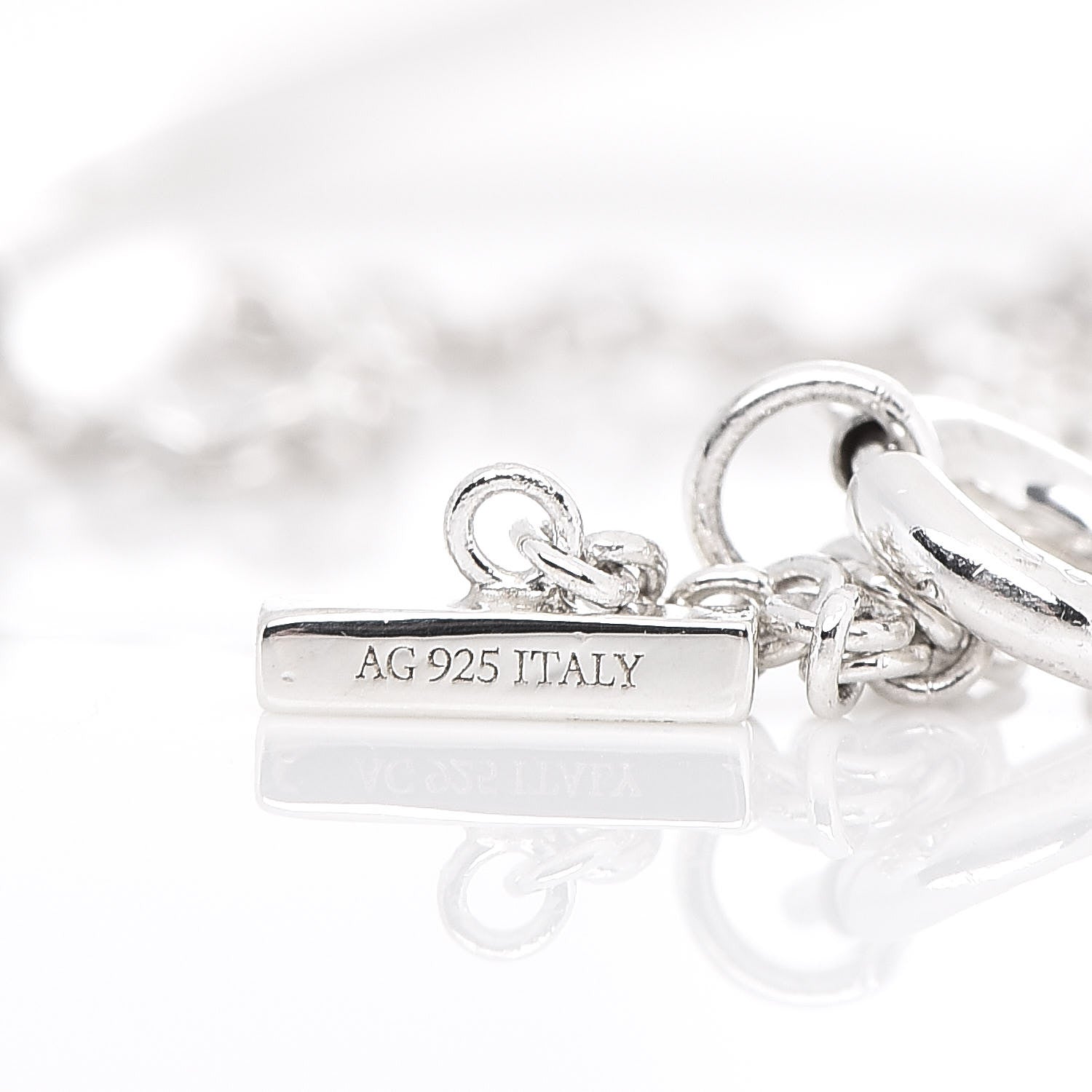 Tiffany Sterling Silver T Smile Bracelet 5 of 6