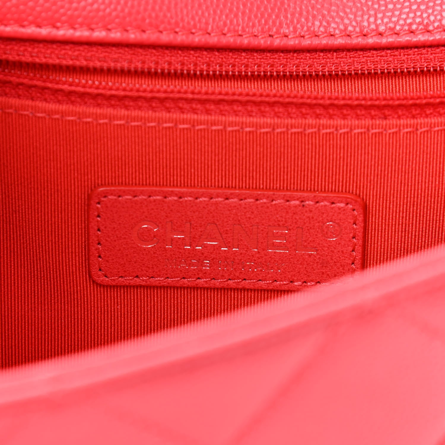 Chanel Caviar Quilted My Everything Flap Red 6 of 11