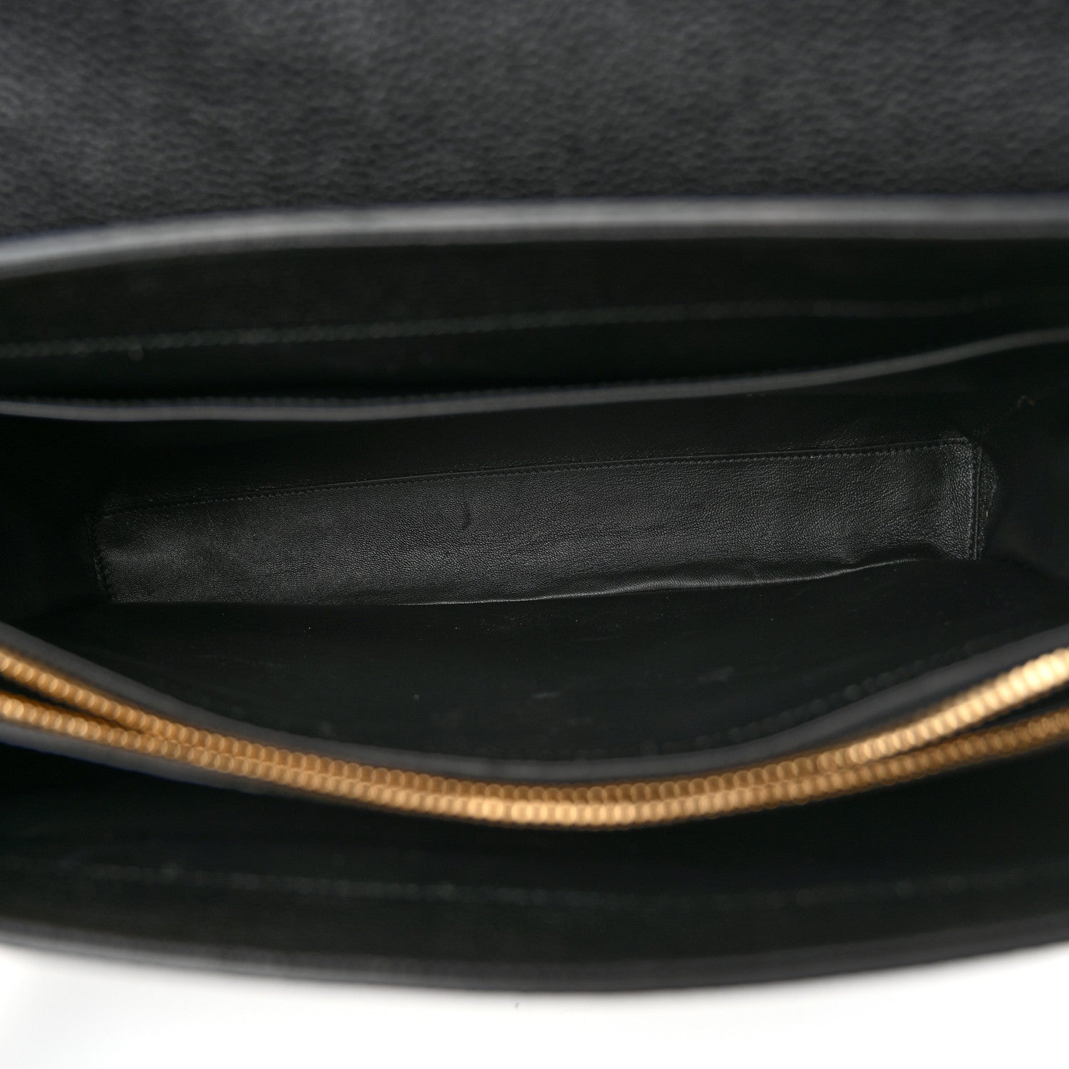 Celine Grained Calfskin Classique 16 Top Handle Bag Black 5 of 12