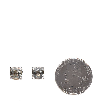 Tiffany Sterling Silver Green Quartz Sparklers Earrings 2 of 5