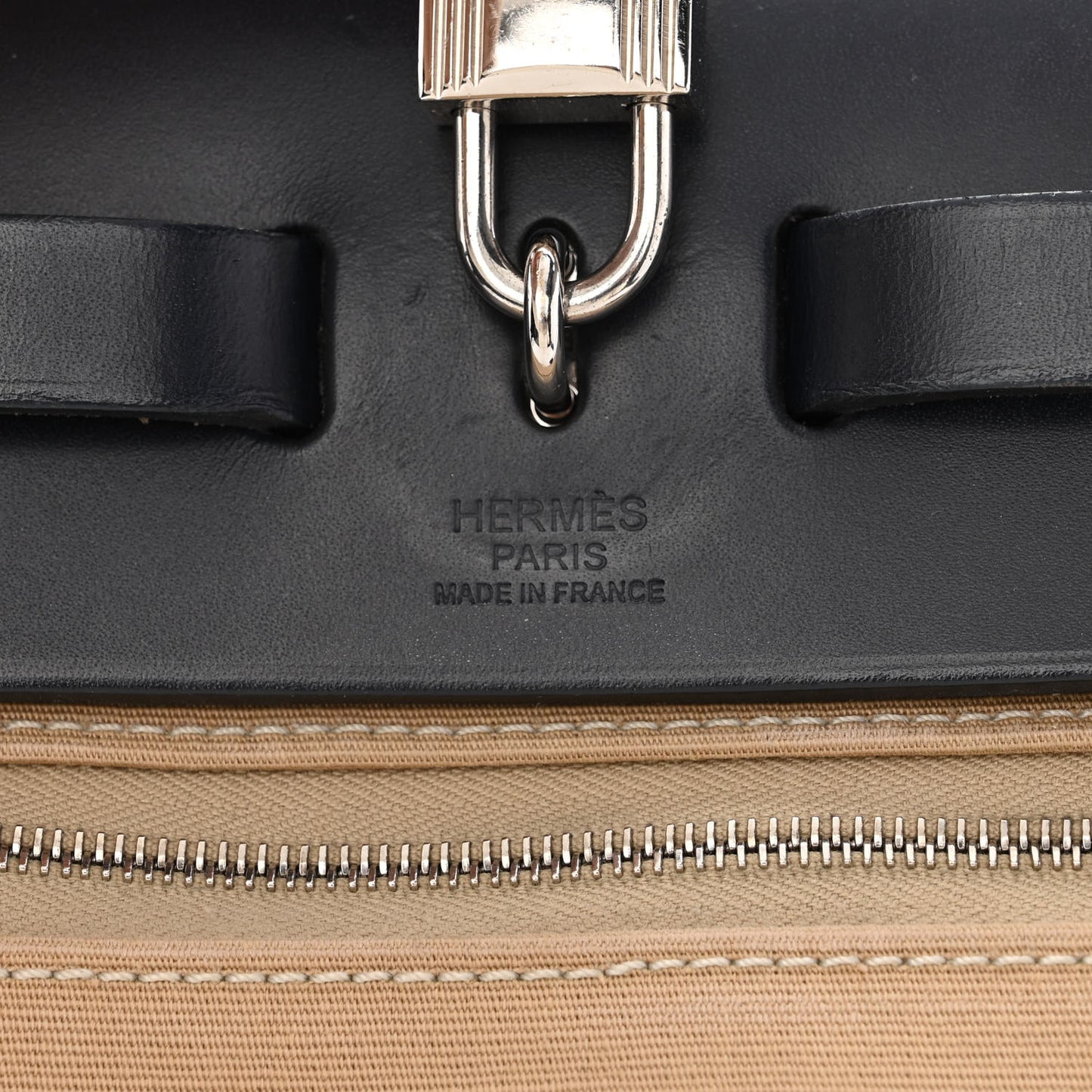 Vache Hunter Toile Herbag Zip 31 PM Trench Bleu Indigo