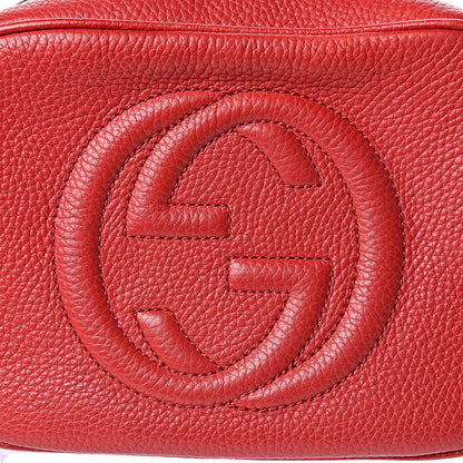 Gucci Pebbled Calfskin Small Soho Disco Bag Tabasco Red 13 of 13