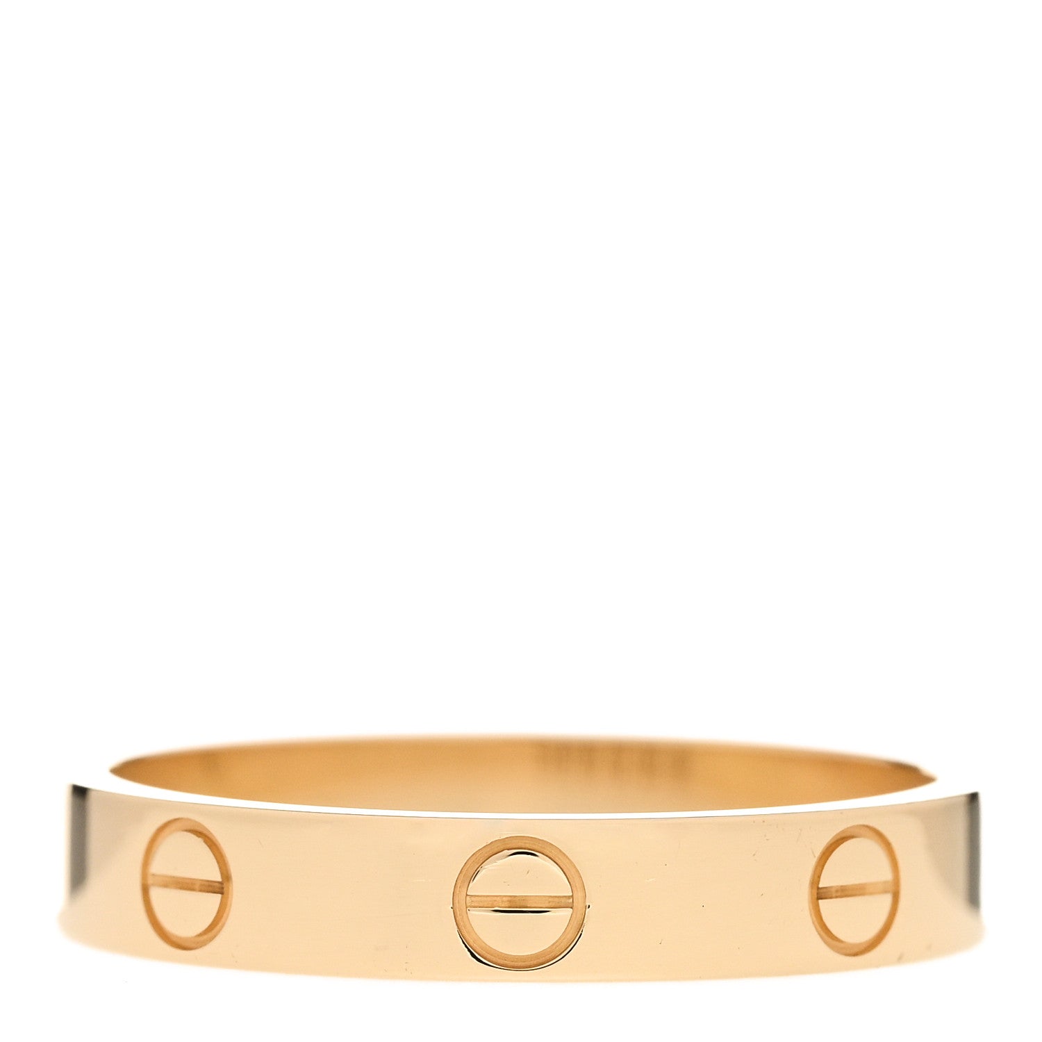 Cartier 18K Yellow Gold 3.5mm LOVE Wedding Band Ring 58 8.5 4 of 5