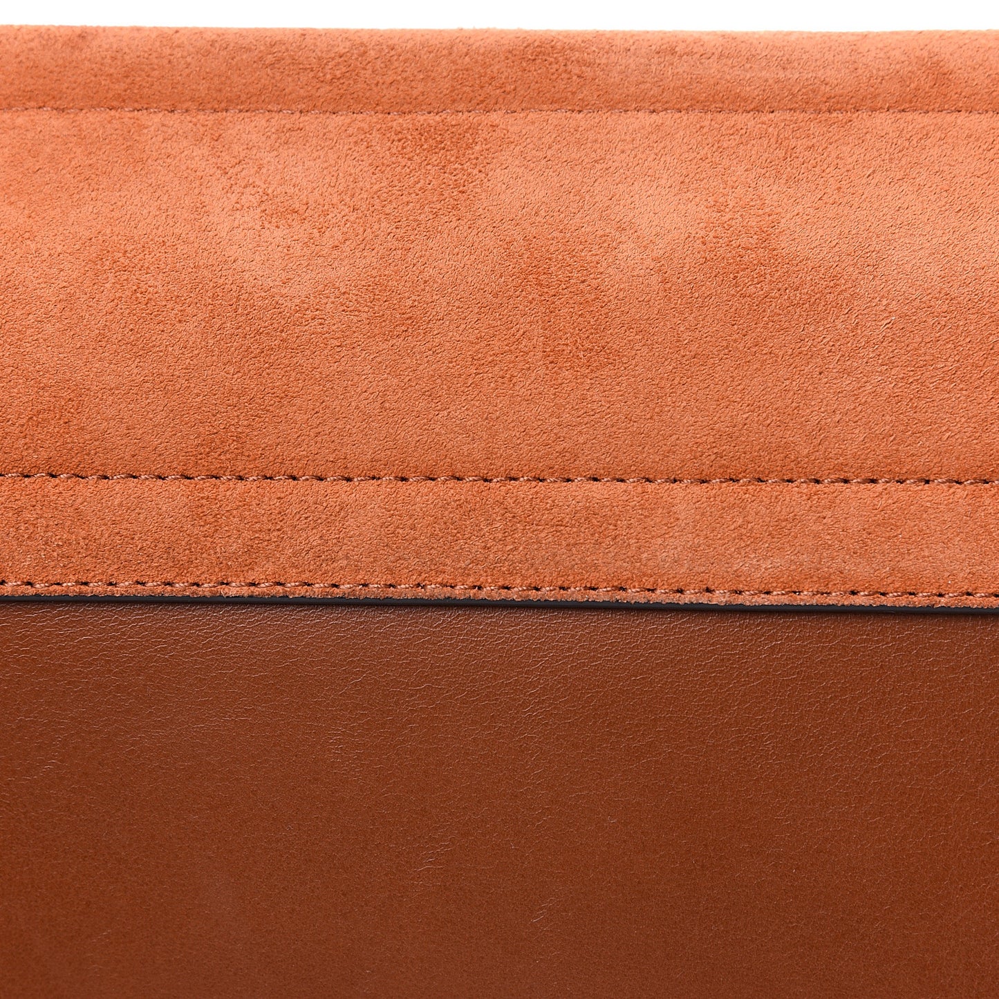 Suede Calfskin Medium Faye Shoulder Bag Tobacco