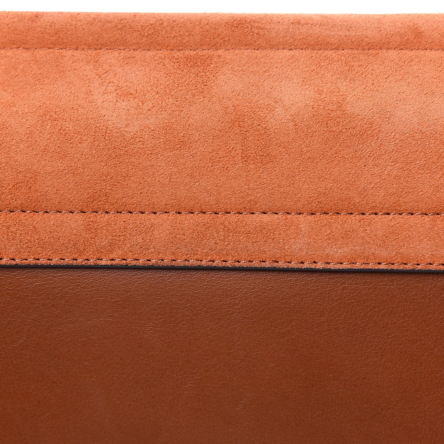 Chloe Suede Calfskin Medium Faye Shoulder Bag Tobacco 9 of 9