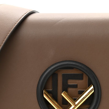 Fendi Vitello Century F is Fendi Bi-Color FF 1974 Embossed Kan I Shoulder Bag Maya Black 11 of 11