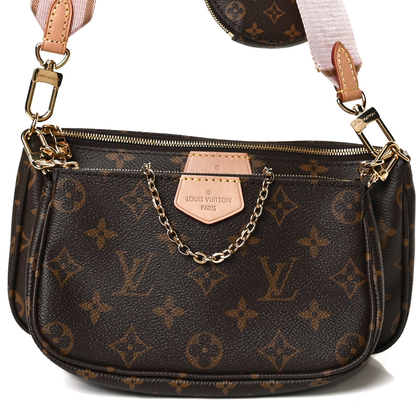Monogram Multi Pochette Accessories Rose Clair