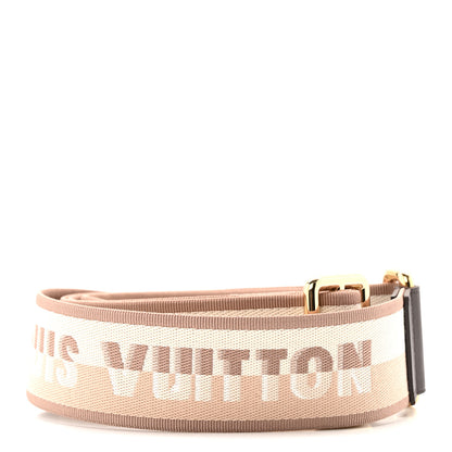 Louis Vuitton Jacquard Speedy Bandouliere 20 Shoulder Strap Beige Brown 3 of 6