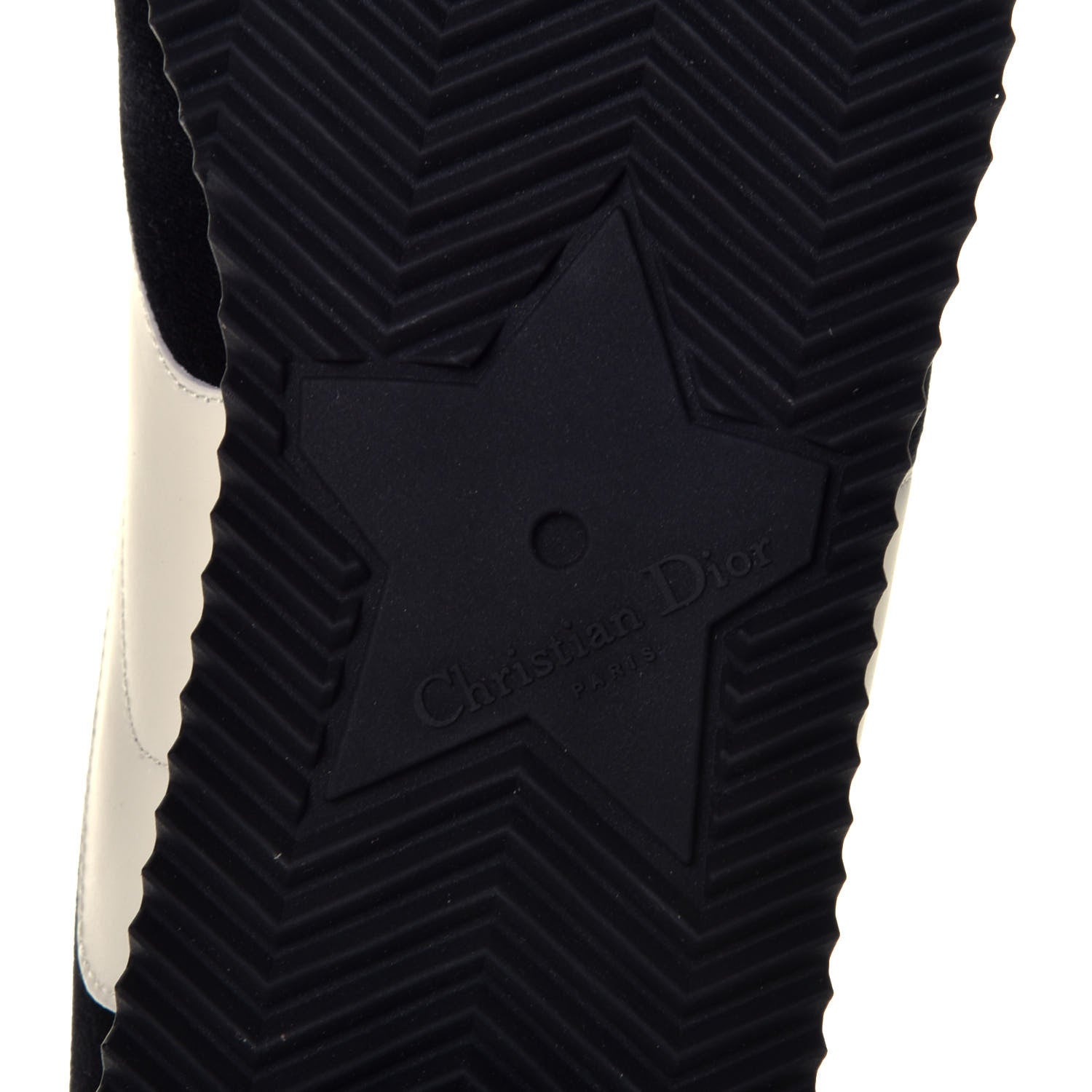 Christian Dior Velvet Mix Diorun Sneakers 40 Black Off White 8 of 11