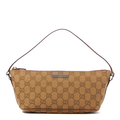 Gucci Monogram Boat Pochette Brown 1 of 9