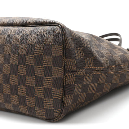 Louis Vuitton Damier Ebene Neo Neverfull MM Rose Ballerine 10 of 10