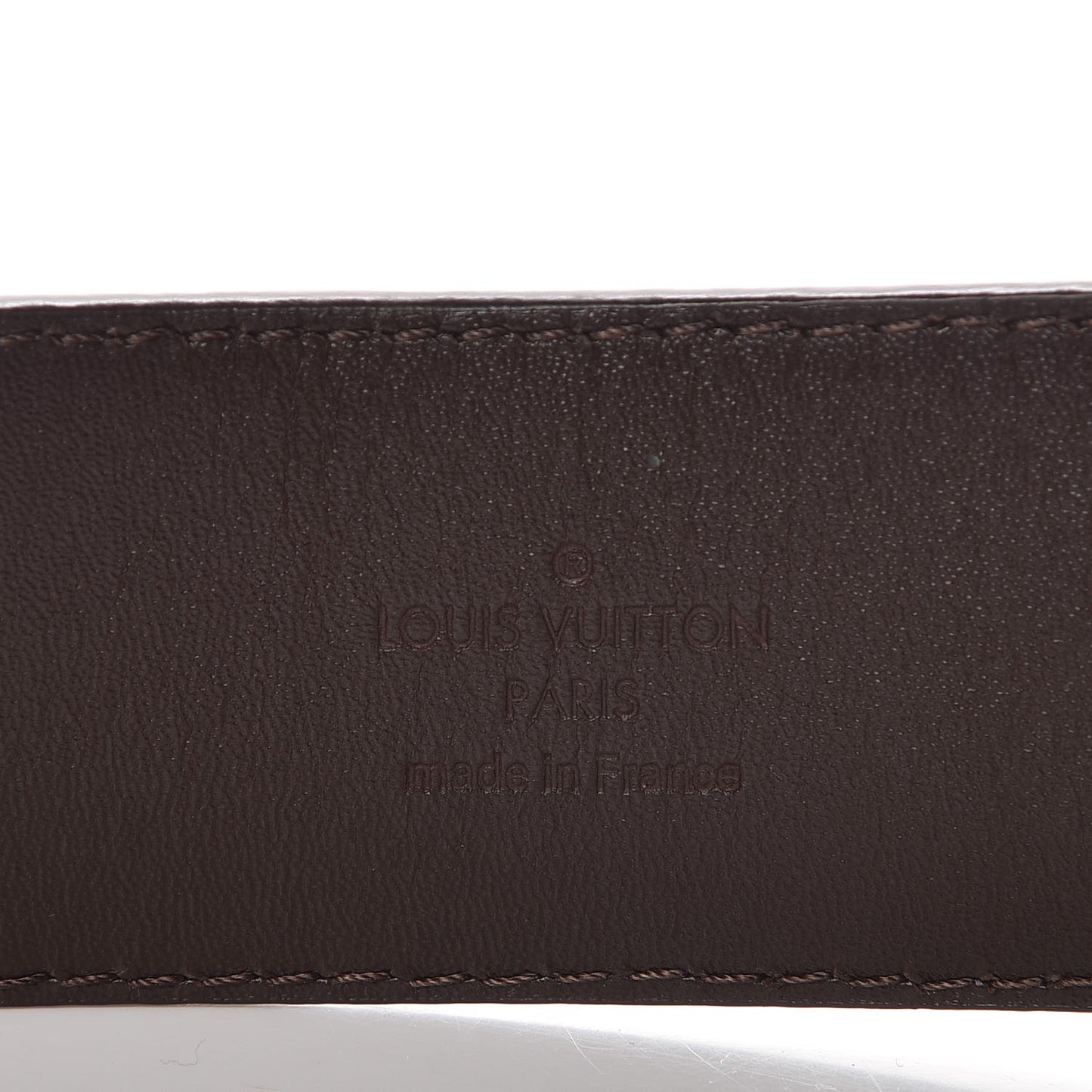Damier Ebene 40mm LV Initiales Belt 90 36
