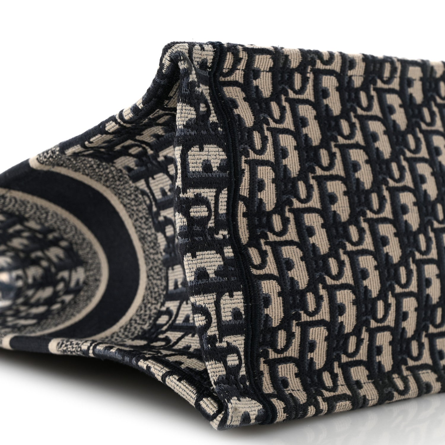 Christian Dior Oblique Medium Book Tote Blue Multicolor 9 of 14