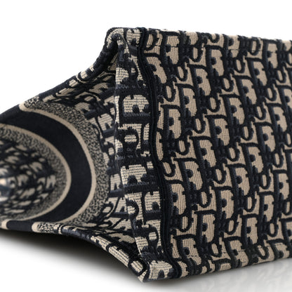 Christian Dior Oblique Medium Book Tote Blue Multicolor 9 of 14