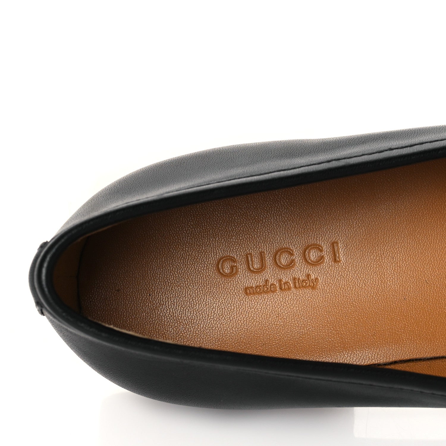 Gucci Calfskin Womens Jordaan Loafers 36 Black 7 of 8