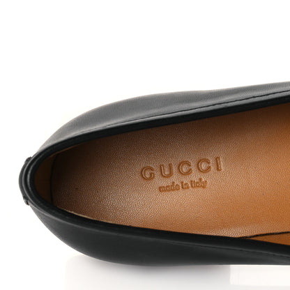 Gucci Calfskin Womens Jordaan Loafers 36 Black 7 of 8