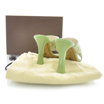 Louis Vuitton Mini Monogram Mary Kate Heels 38.5 2 of 5