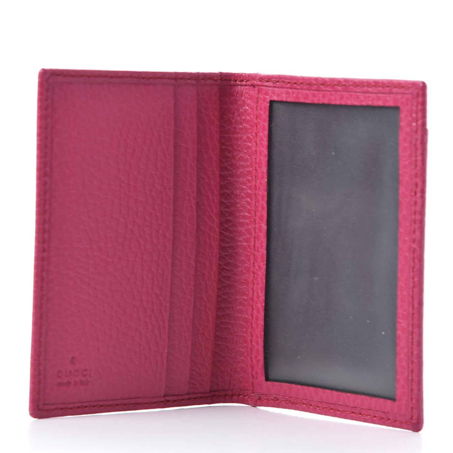 Dollar Calfskin Swing Train Pass Card Case Blossom