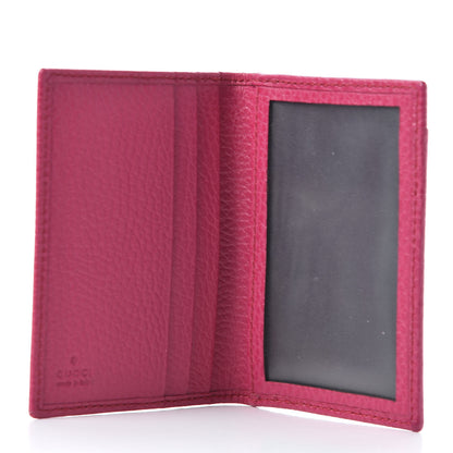 Gucci Dollar Calfskin Swing Train Pass Card Case Blossom 4 of 9