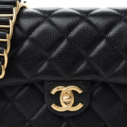 Chanel Caviar Quilted Mini Chain Soul Flap Black 12 of 13