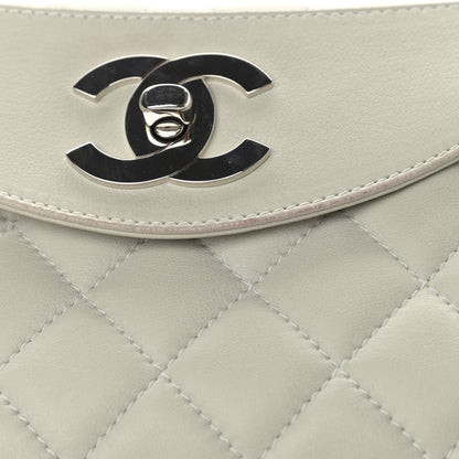 Chanel Lambskin Quilted Small Single Flap Bag Violet Clair 15 of 16