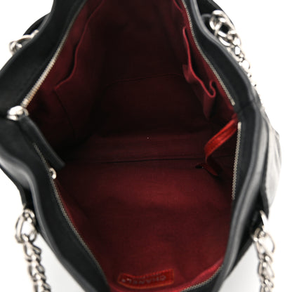 Chanel Caviar Large CC Tuck Tote Black 5 of 11