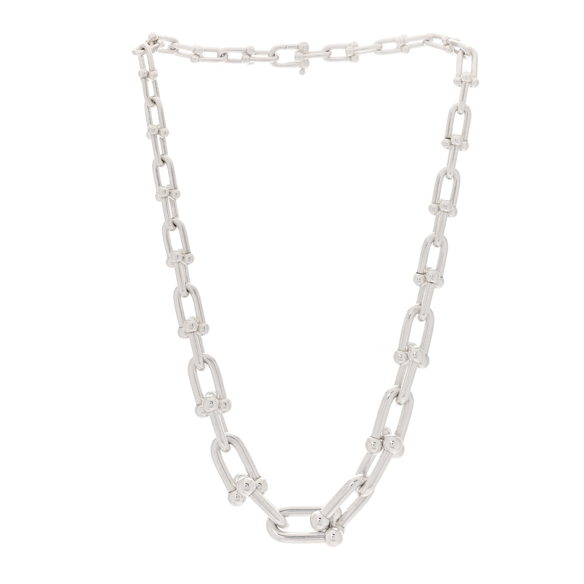 Sterling Silver HardWear Graduated Link Necklace