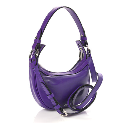 Versace Calfskin Small Repeat Zip Hobo Purple 3 of 8