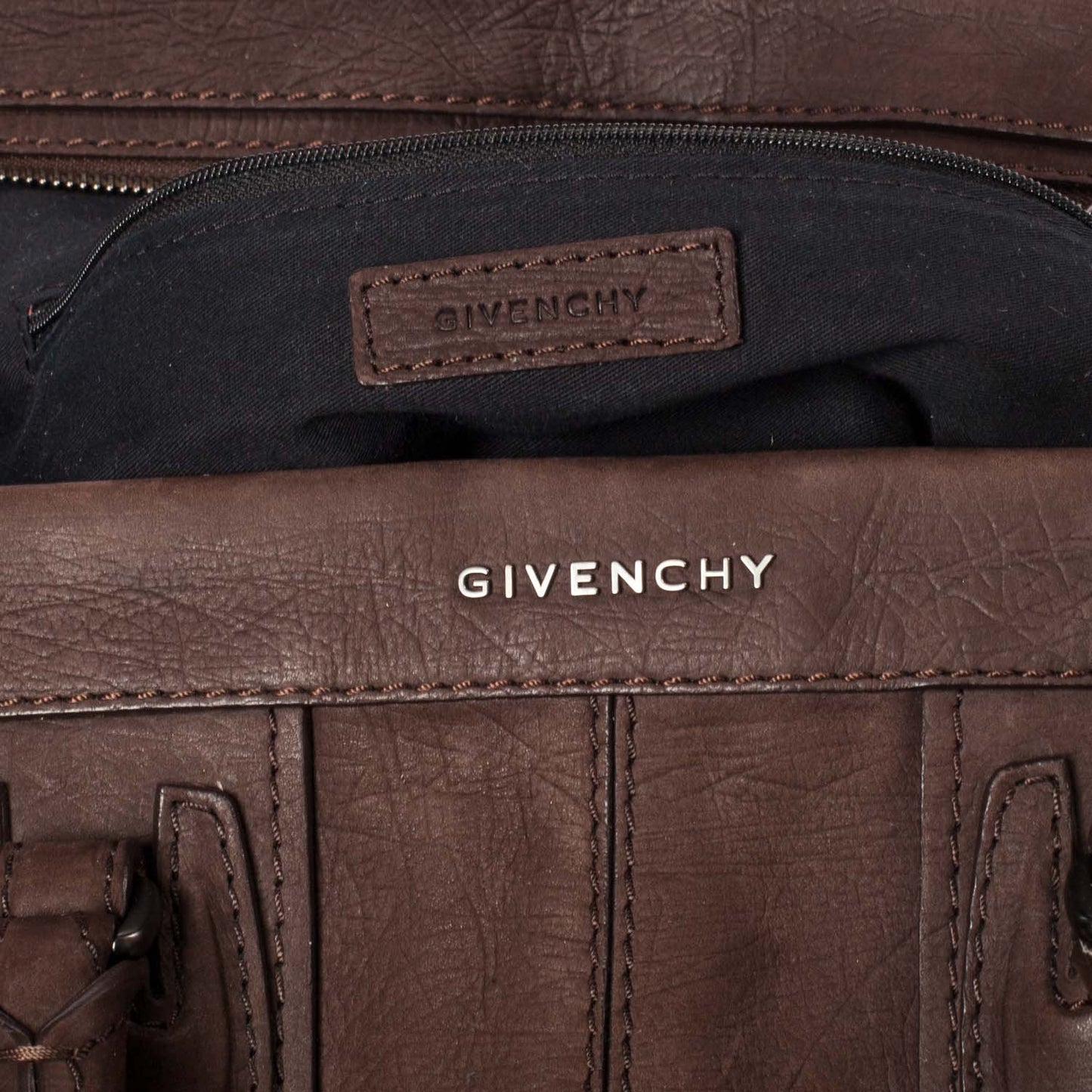 Leather Neo Bag Brown