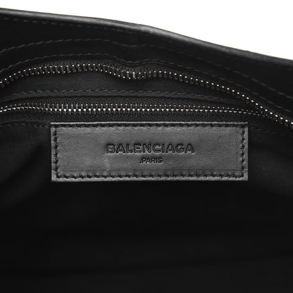 Balenciaga Smooth Calfskin Metallic Patent Giant 12 Silver Hardware City Black Gris 7 of 11