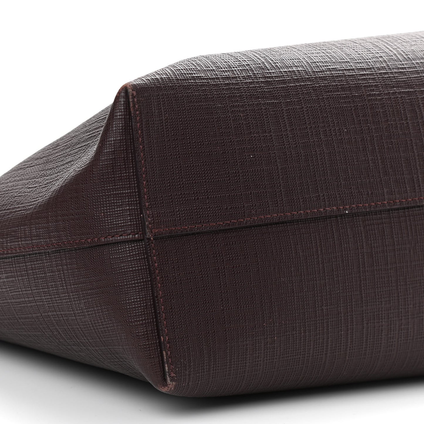 Saffiano Shopper Tote Burgundy