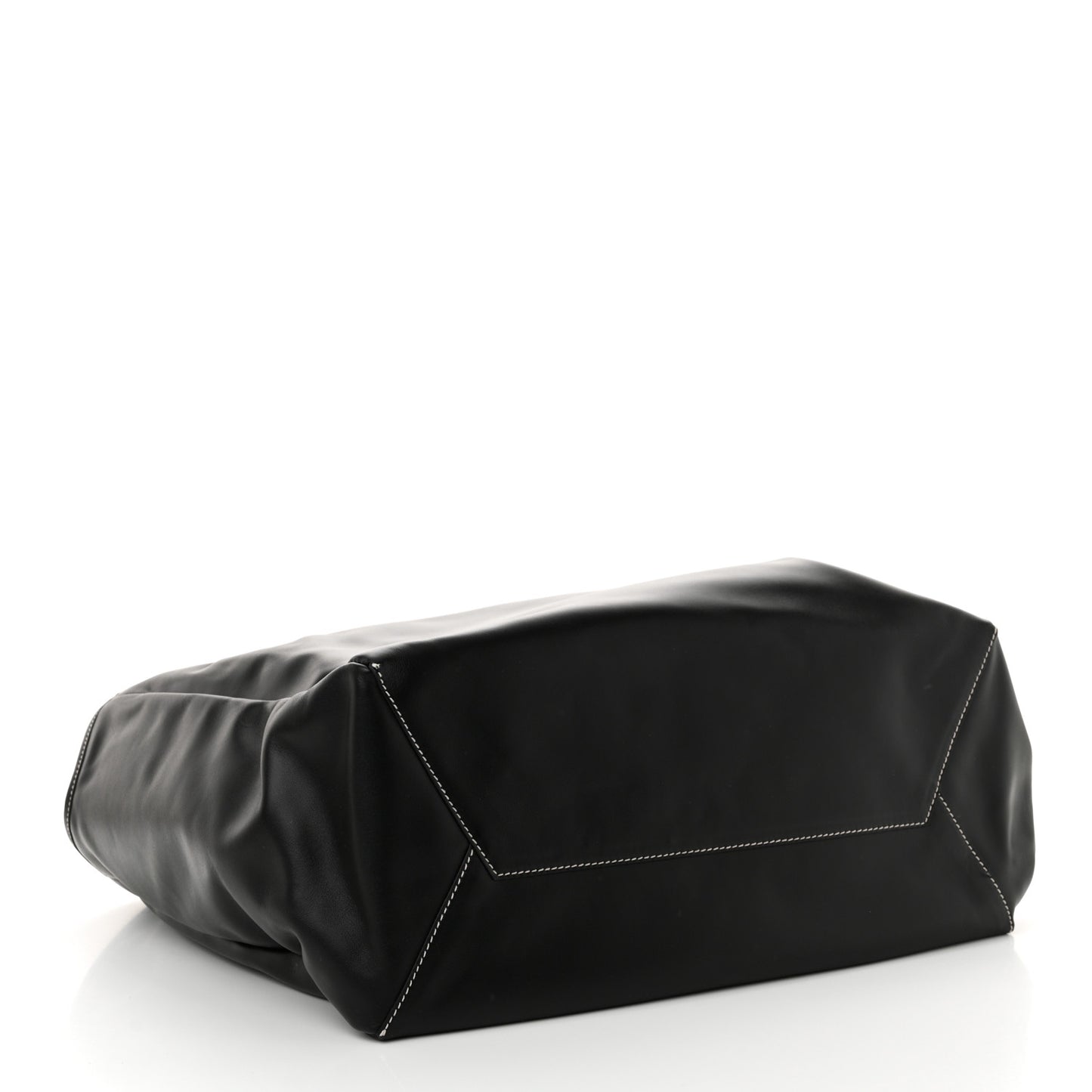 Soft Calf Softy Large Ivy Tote Bag Black