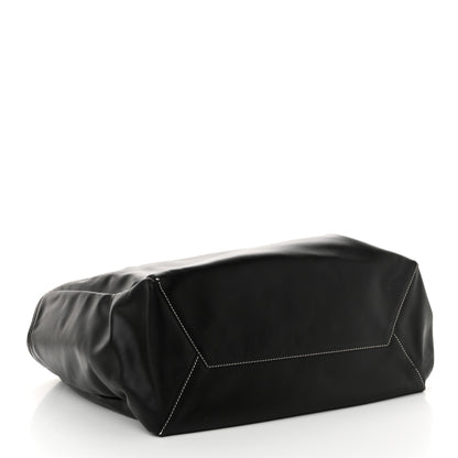 Miu Miu Soft Calf Softy Large Ivy Tote Bag Black 4 of 10