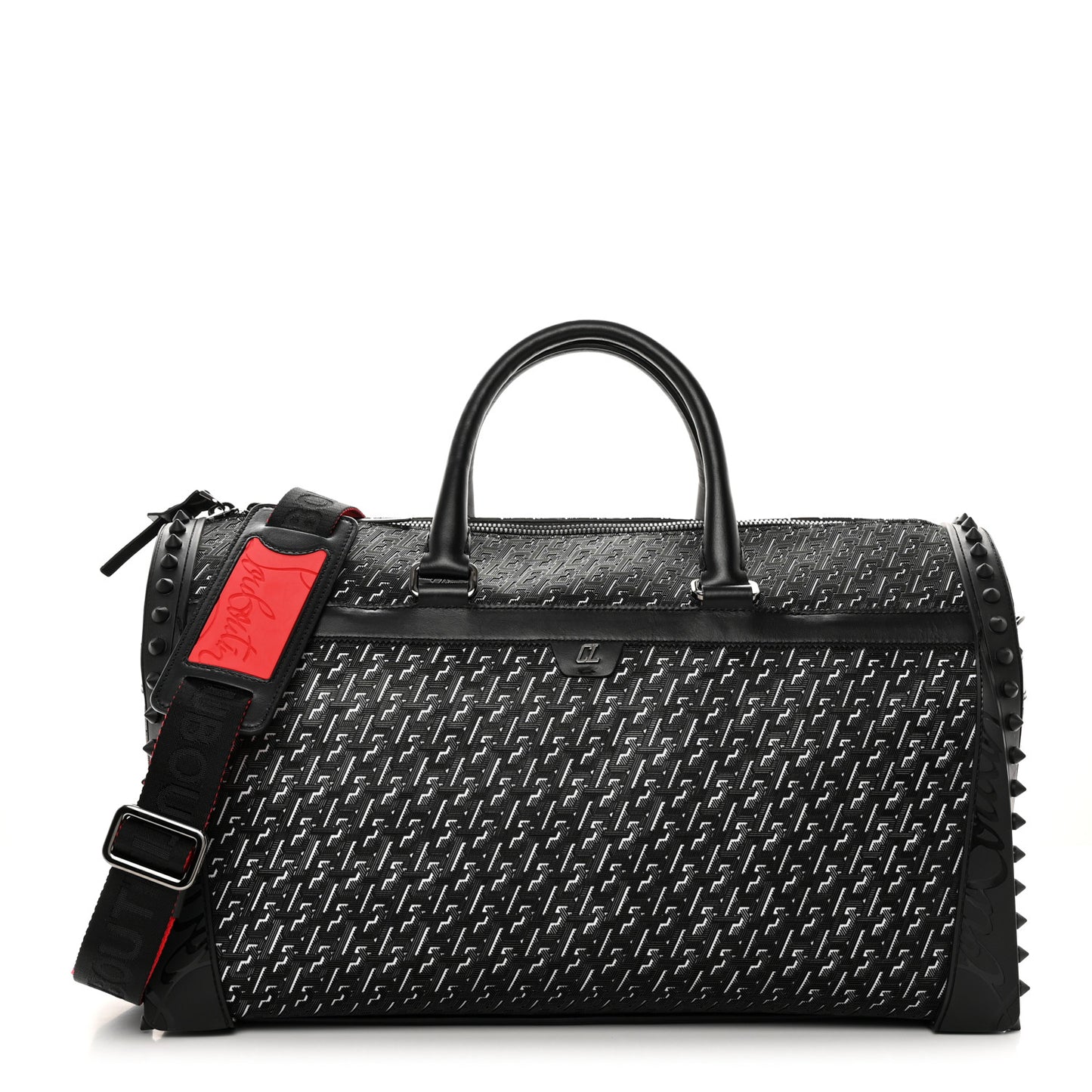 Studded Techno CL Sneakender Duffle White Black