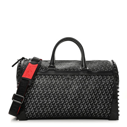 Christian Louboutin Studded Techno CL Sneakender Duffle White Black 1 of 11