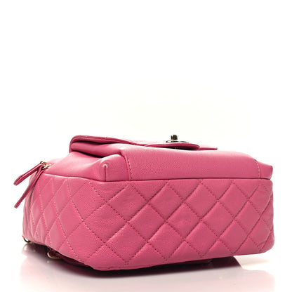 Chanel Caviar Quilted Large CC Day Backpack Pink 4 of 10